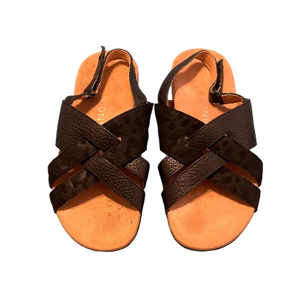 Vionic Eira Leather Backstrap Sandal Black - Picture 4 of 8